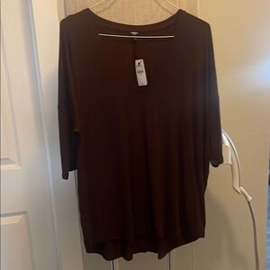 Express oversized tunic blouse